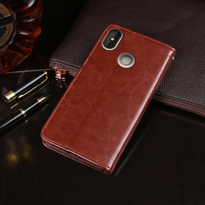 For Doogee X70 idewei  Crazy Horse Texture Horizontal Flip Leather Case with Holder & Card Slots & Wallet(Red) - More Brand by idewei | Online Shopping UK | buy2fix