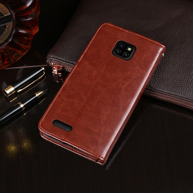 For Ulefone Note 7 idewei  Crazy Horse Texture Horizontal Flip Leather Case with Holder & Card Slots & Wallet(Red) - Ulefone Cases by idewei | Online Shopping UK | buy2fix