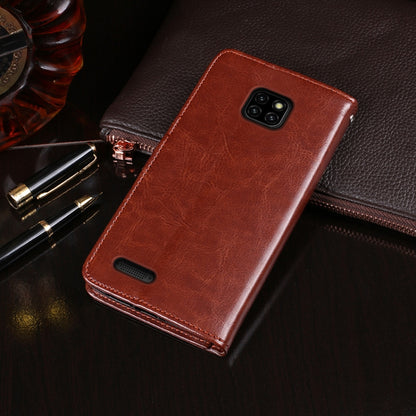 For Ulefone Note 7 idewei  Crazy Horse Texture Horizontal Flip Leather Case with Holder & Card Slots & Wallet(Red) - Ulefone Cases by idewei | Online Shopping UK | buy2fix