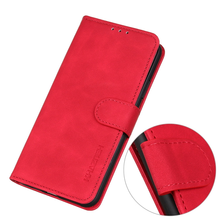 For OnePlus 11 5G KHAZNEH Retro Texture Flip Leather Phone Case(Red) - OnePlus Cases by buy2fix | Online Shopping UK | buy2fix