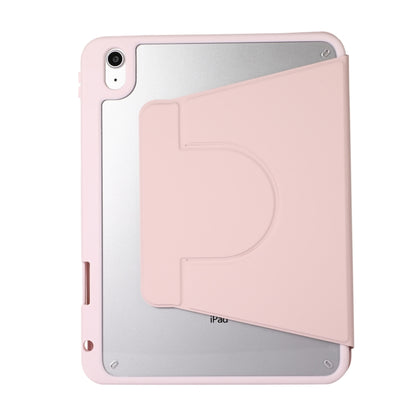 2 in 1 Acrylic Split Rotating Leather Tablet Case For iPad Air 11 2024 / 2022 / 2020 10.9(Pink) - iPad Air (2022) / (2020) 10.9 Cases by buy2fix | Online Shopping UK | buy2fix