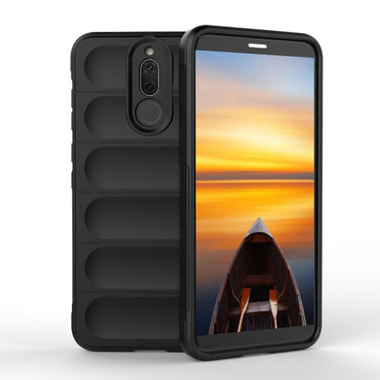 For Huawei Mate 10 Lite Magic Shield TPU + Flannel Phone Case(Black) - Huawei Cases by buy2fix | Online Shopping UK | buy2fix