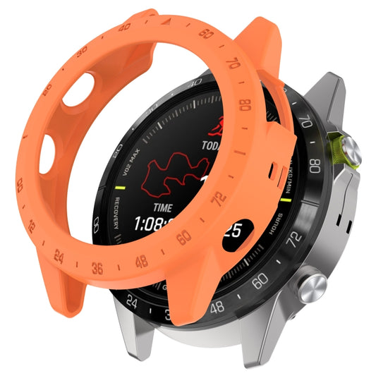 For Garmin MARQ 2 Armor Hollow Watch Protective Case(Orange) - Watch Cases by buy2fix | Online Shopping UK | buy2fix