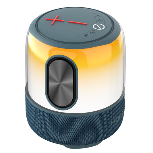 HOPESTAR SC-01 Waterproof LED Light Wireless Bluetooth Speaker(Blue) - Desktop Speaker by HOPESTAR | Online Shopping UK | buy2fix