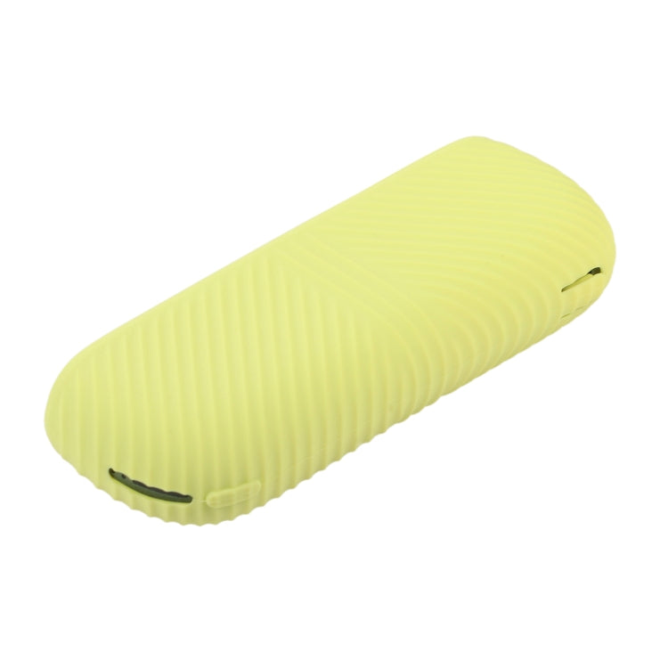 For IQOS ILUMA Silicone Electronic Cigarette Case Charging Compartment With Side Cover(Yellow) - E Cigarette Accessories by buy2fix | Online Shopping UK | buy2fix