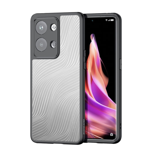 For OPPO Reno9 / Reno9 Pro DUX DUCIS Aimo Series TPU + PC Frosted Feel Phone Case(Black) - OPPO Cases by DUX DUCIS | Online Shopping UK | buy2fix