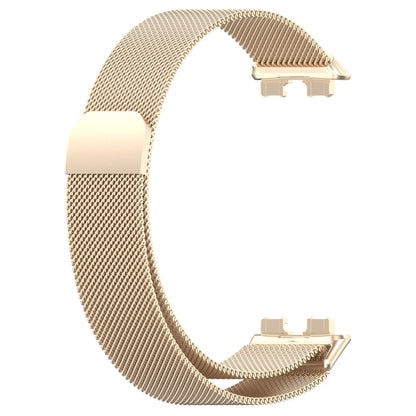 For Huawei Band 8 Milanese Metal Watch Band(Champagne Color) - Watch Bands by buy2fix | Online Shopping UK | buy2fix