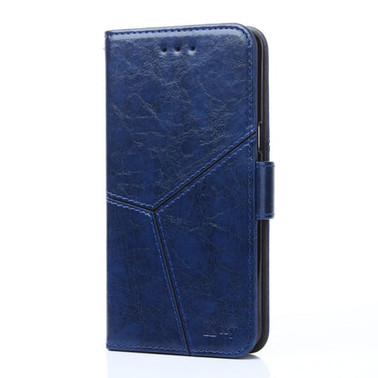 For Blackview A52 Geometric Stitching Flip Leather Phone Case(Blue) - More Brand by buy2fix | Online Shopping UK | buy2fix