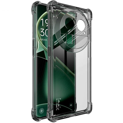 For OPPO Find X6 Pro 5G imak Shockproof Airbag TPU Phone Case(Transparent Black) - OPPO Cases by imak | Online Shopping UK | buy2fix