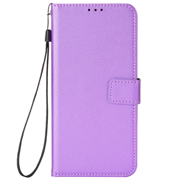 For Blackview A85 Diamond Texture Leather Phone Case(Purple) - More Brand by buy2fix | Online Shopping UK | buy2fix