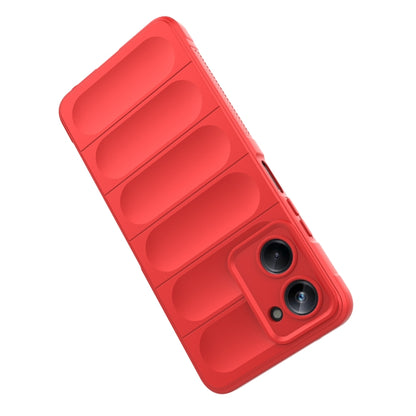 For Realme 10 Pro 5G Magic Shield TPU + Flannel Phone Case(Dark Green) - Realme Cases by buy2fix | Online Shopping UK | buy2fix