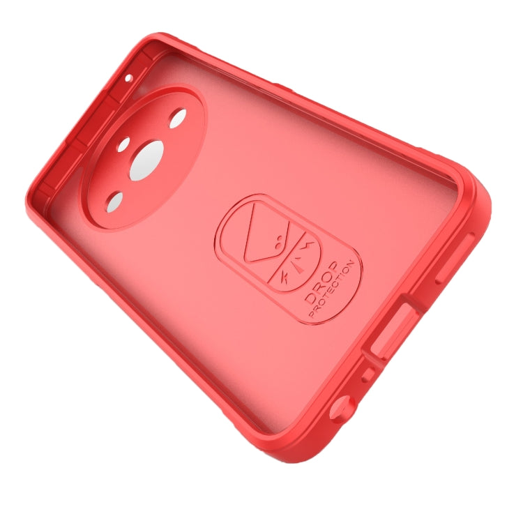 For Realme 11 5G Magic Shield TPU + Flannel Phone Case(Wine Red) - Realme Cases by buy2fix | Online Shopping UK | buy2fix