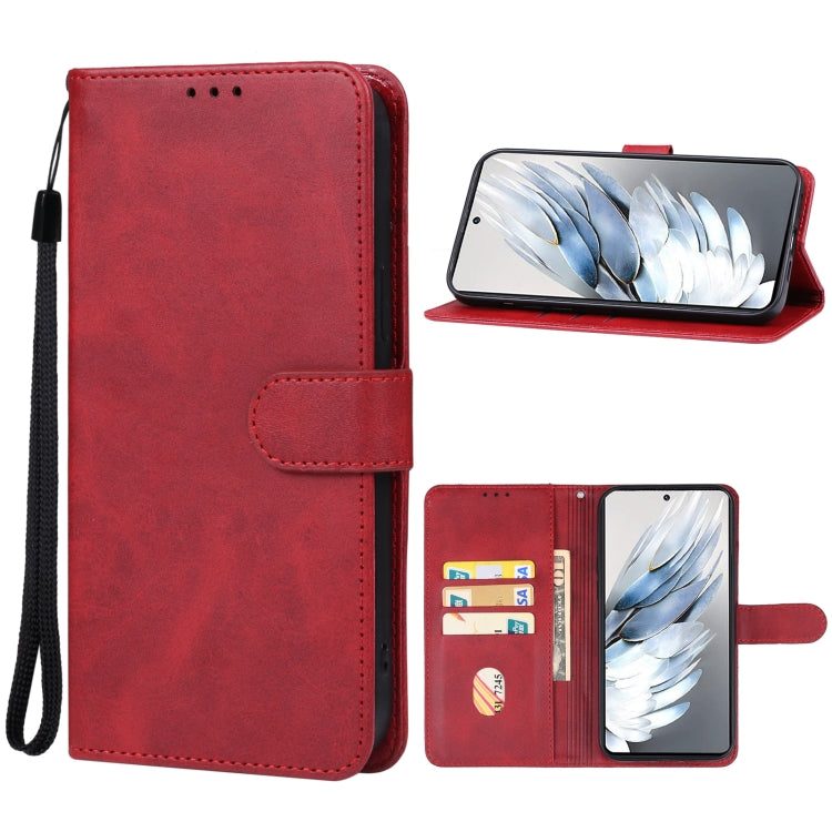 For ZTE nubia Z50S Pro Leather Phone Case(Red) - ZTE Cases by buy2fix | Online Shopping UK | buy2fix
