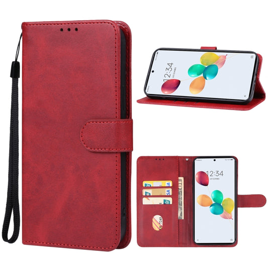 For ZTE Anshin Family/JP Version/A303ZT Leather Phone Case(Red) - ZTE Cases by buy2fix | Online Shopping UK | buy2fix