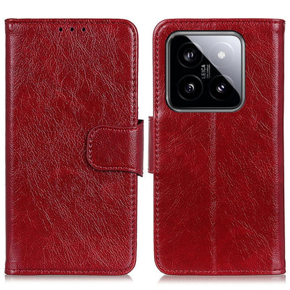 For Xiaomi 14 Pro Nappa Texture Horizontal Flip Leather Phone Case(Red) - 14 Pro Cases by buy2fix | Online Shopping UK | buy2fix