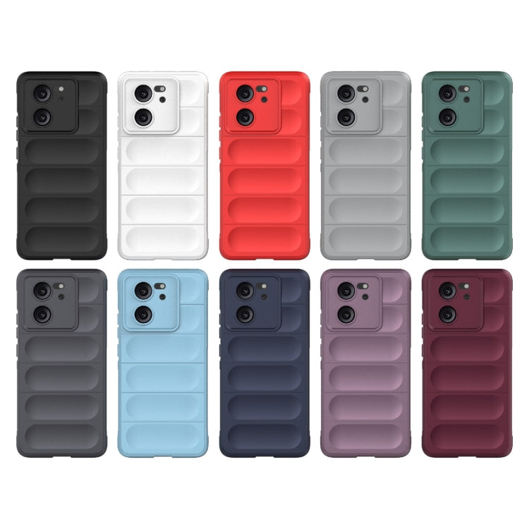 For Xiaomi Redmi K60 Ultra Magic Shield TPU + Flannel Phone Case(Red) - Redmi K60 Ultra Cases by buy2fix | Online Shopping UK | buy2fix