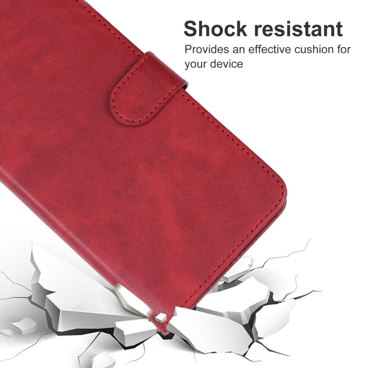 For Blackview Oscal Flat 1C Leather Phone Case(Red) - More Brand by buy2fix | Online Shopping UK | buy2fix