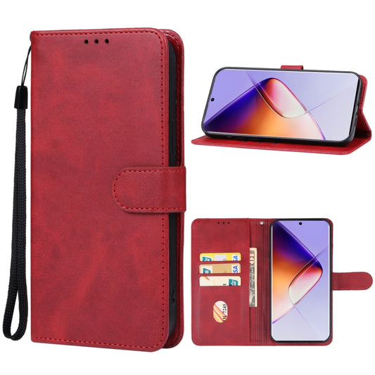 For Infinix Note 40 Pro 4G Leather Phone Case(Red) - Infinix Cases by buy2fix | Online Shopping UK | buy2fix