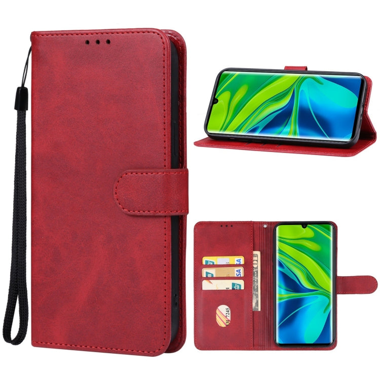 For Xiaomi Mi Note 10 Pro Leather Phone Case(Red) - Xiaomi Cases by buy2fix | Online Shopping UK | buy2fix