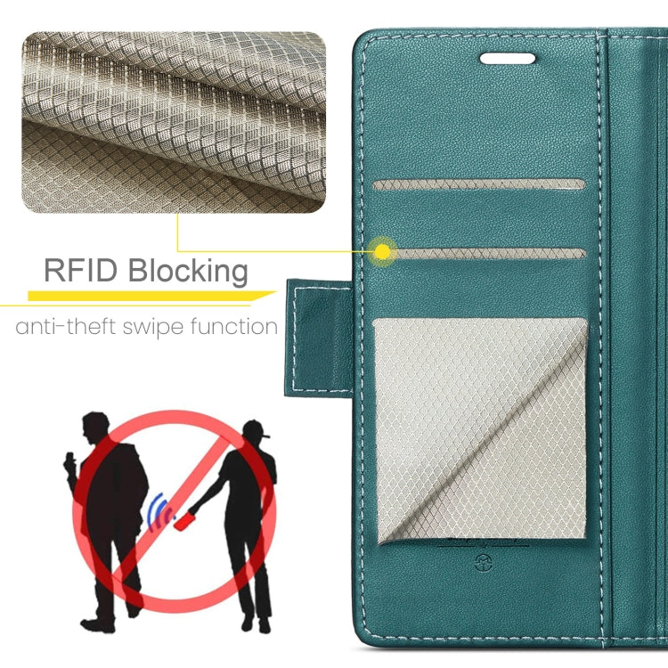 For Xiaomi Redmi Note 13 Pro+ 5G CaseMe 023 Butterfly Buckle Litchi Texture RFID Anti-theft Leather Phone Case(Pearly Blue) - Note 13 Pro+ Cases by CaseMe | Online Shopping UK | buy2fix