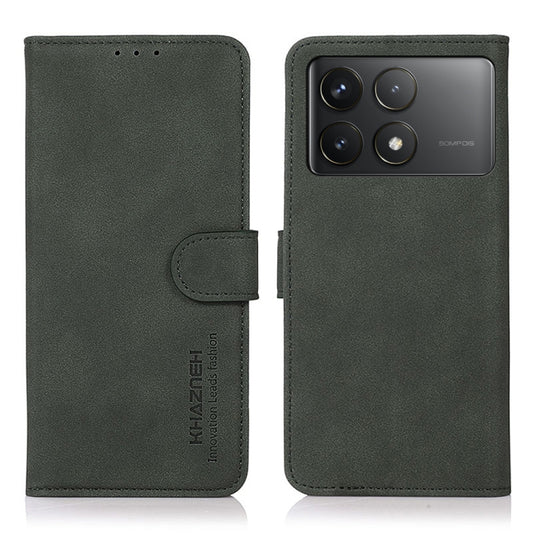 For Xiaomi Redmi K70 5G / K70 Pro 5G KHAZNEH Matte Texture Leather Phone Case(Green) - K70 Cases by buy2fix | Online Shopping UK | buy2fix