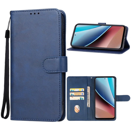 For Motorola Moto G Stylus 2023 4G Leather Phone Case(Blue) - Motorola Cases by buy2fix | Online Shopping UK | buy2fix