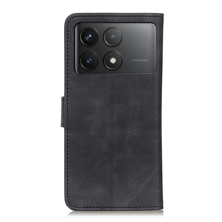 For Xiaomi Redmi K70 5G / K70 Pro 5G KHAZNEH Retro Texture Flip Leather Phone Case(Black) - K70 Cases by buy2fix | Online Shopping UK | buy2fix