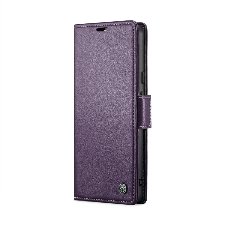 For Google Pixel 9 / 9 Pro CaseMe 023 Butterfly Buckle Litchi Texture RFID Anti-theft Leather Phone Case(Pearly Purple) - Google Cases by CaseMe | Online Shopping UK | buy2fix