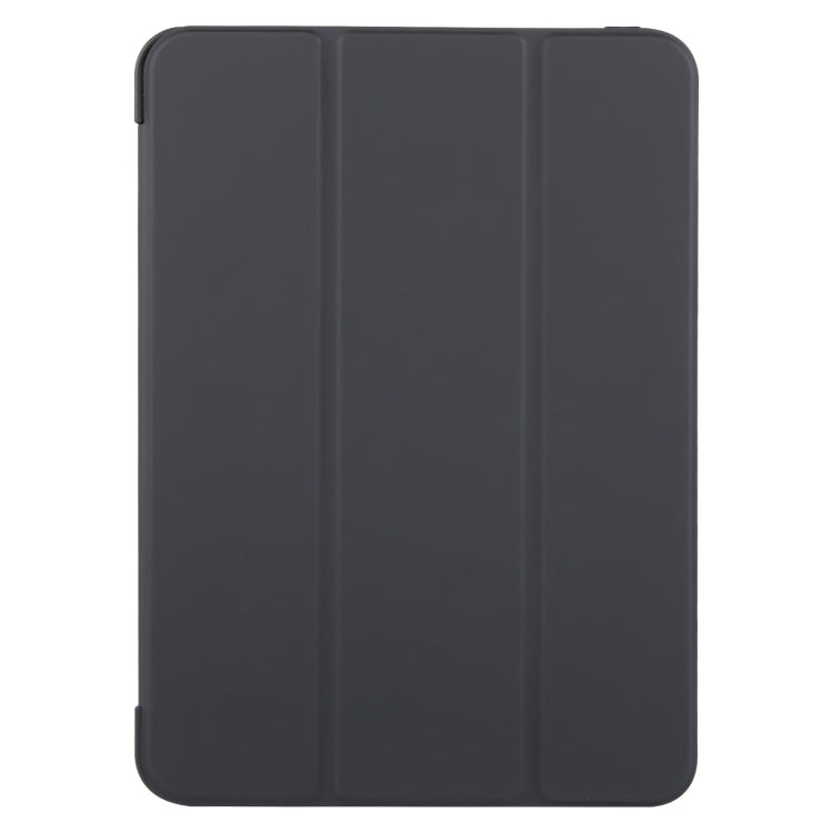 For iPad Air 11 2024 GEBEI 3-folding Holder Shockproof Flip Leather Tablet Case(Black) - iPad Air 11 2024 Cases by GEBEI | Online Shopping UK | buy2fix