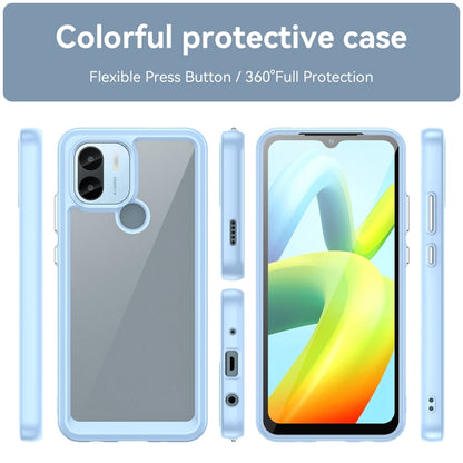 For Xiaomi Redmi A1+ Colorful Series Acrylic Hybrid TPU Phone Case(Blue) - Xiaomi Cases by buy2fix | Online Shopping UK | buy2fix