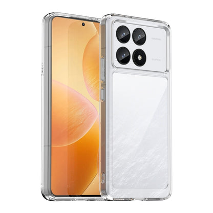 For Xiaomi Redmi K70 Colorful Series Acrylic Hybrid TPU Phone Case(Transparent) - K70 Cases by buy2fix | Online Shopping UK | buy2fix