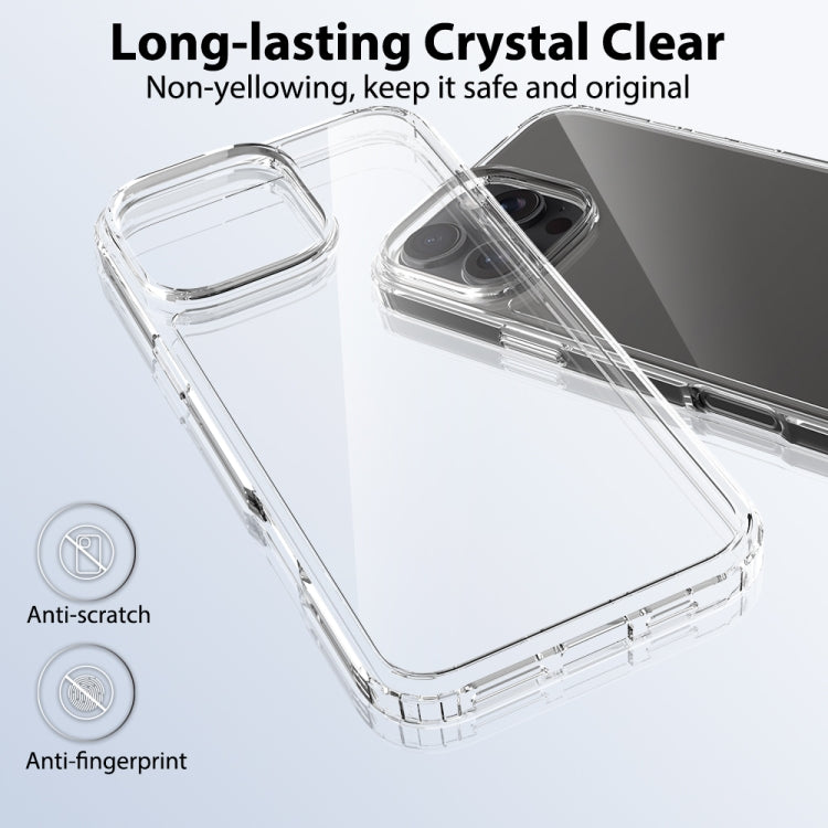 For iPhone 16 Pro Max Scratchproof Acrylic TPU Phone Case(Transparent) - iPhone 16 Pro Max Cases by buy2fix | Online Shopping UK | buy2fix