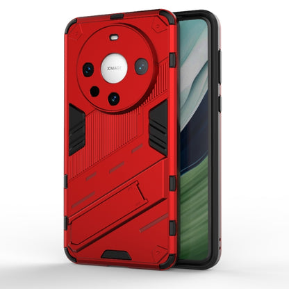 For Huawei Mate 60 Pro Punk Armor 2 in 1 PC + TPU Phone Case with Holder(Red) - Huawei Cases by buy2fix | Online Shopping UK | buy2fix