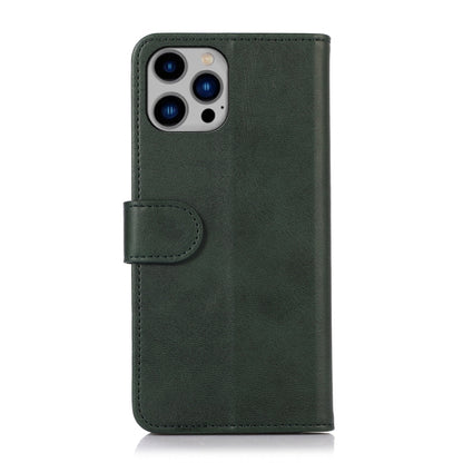 For iPhone 16 Pro Cow Texture Leather Phone Case(Green) - iPhone 16 Pro Cases by buy2fix | Online Shopping UK | buy2fix