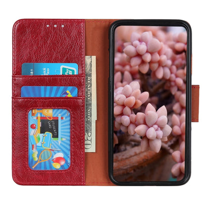 For iPhone 16 Nappa Texture Leather Case(Red) - iPhone 16 Cases by buy2fix | Online Shopping UK | buy2fix