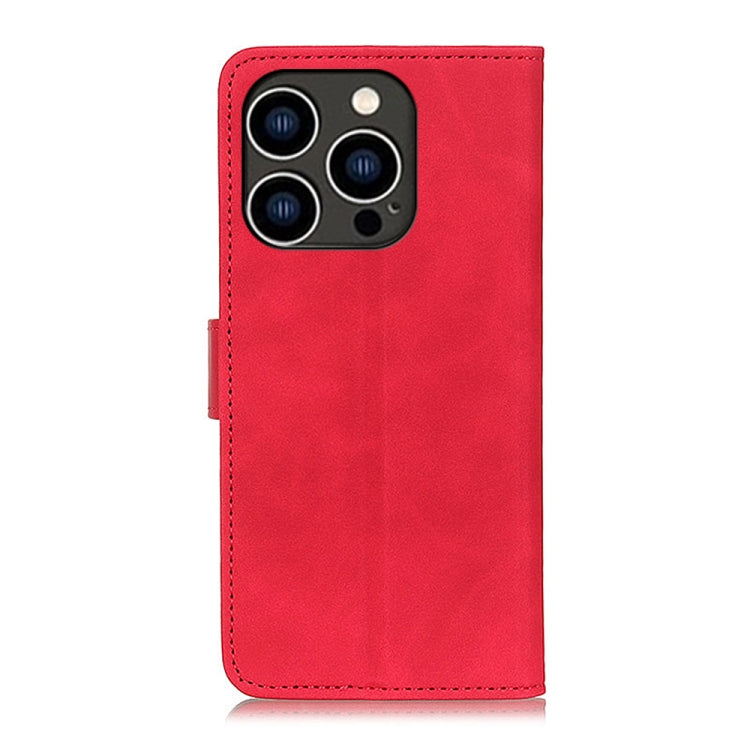 For iPhone 16 Pro Max KHAZNEH Retro Texture Leather Phone Case(Red) - iPhone 16 Pro Max Cases by buy2fix | Online Shopping UK | buy2fix