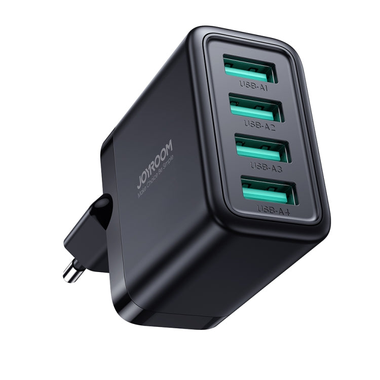 JOYROOM JR-TCN03 4.8A 24W 4 USB Ports Charger(EU Plug) - USB Charger by JOYROOM | Online Shopping UK | buy2fix