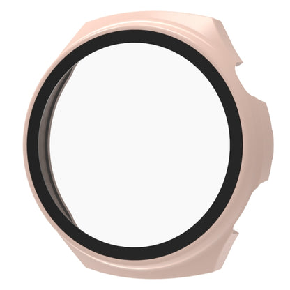 For Huawei Watch 4 Tempered Film + PC Integrated Watch Protective Case(Pink) - Watch Cases by buy2fix | Online Shopping UK | buy2fix