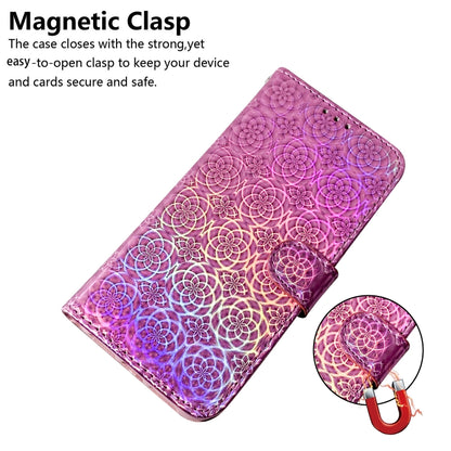 For Samsung Galaxy M55 Colorful Magnetic Buckle Leather Phone Case(Pink) - Galaxy Phone Cases by buy2fix | Online Shopping UK | buy2fix