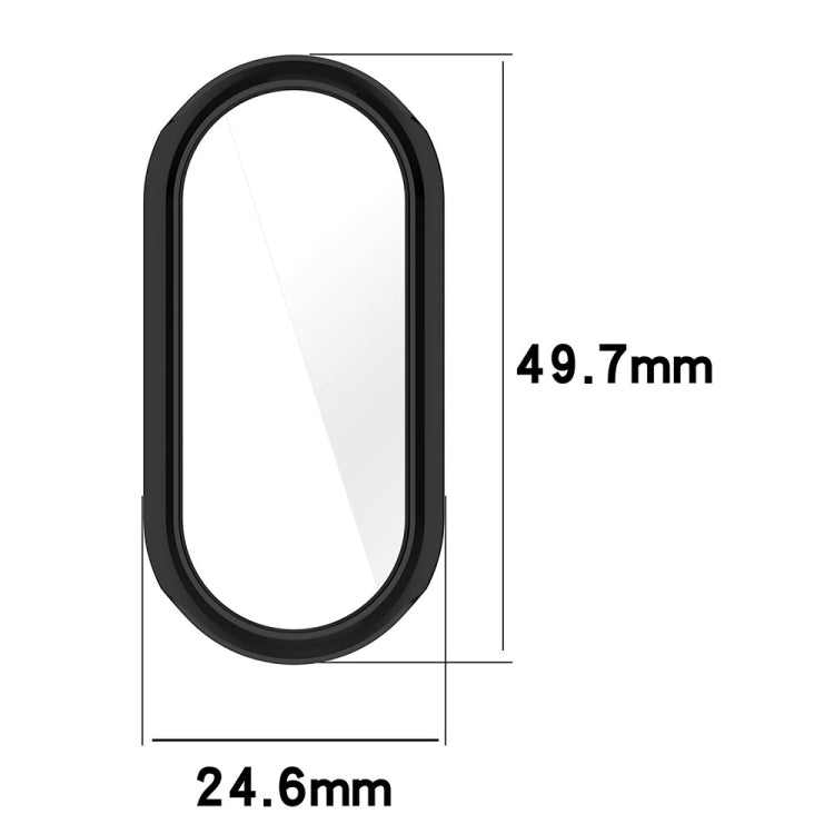 For Xiaomi Mi Band 8 Full Coverage TPU Electroplating Watch Protective Case(Light Gold) - Watch Cases by buy2fix | Online Shopping UK | buy2fix