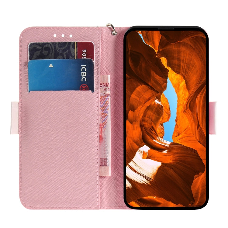 For iPhone 16 Pro Max 3D Colored Horizontal Flip Leather Phone Case(Magnolia) - iPhone 16 Pro Max Cases by buy2fix | Online Shopping UK | buy2fix