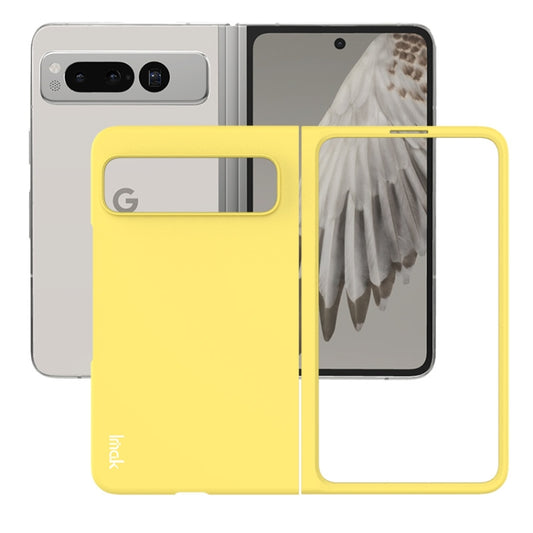 For Google Pixel Fold IMAK JS-2 Series Colorful PC Case(Yellow) - Google Cases by imak | Online Shopping UK | buy2fix