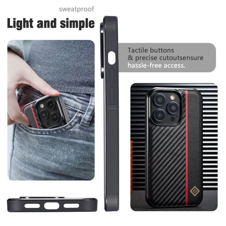 For Samsung Galaxy Note20 LC.IMEEKE 3 in 1 Carbon Fiber Texture Shockproof Phone Case(Black) - Galaxy Note20 Cases by LC.IMEEKE | Online Shopping UK | buy2fix