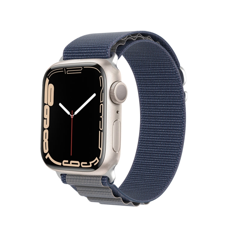 For Apple Watch Series 4 40mm DUX DUCIS GS Series Nylon Loop Watch Band(Blue) - Watch Bands by DUX DUCIS | Online Shopping UK | buy2fix