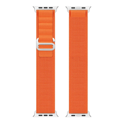 For Apple Watch SE 2023 44mm DUX DUCIS GS Series Nylon Loop Watch Band(Orange) - Watch Bands by DUX DUCIS | Online Shopping UK | buy2fix