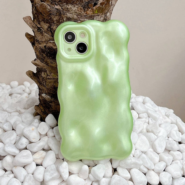 For iPhone 16 Pro Wave Bubbles TPU Phone Case(Green) - iPhone 16 Pro Cases by buy2fix | Online Shopping UK | buy2fix