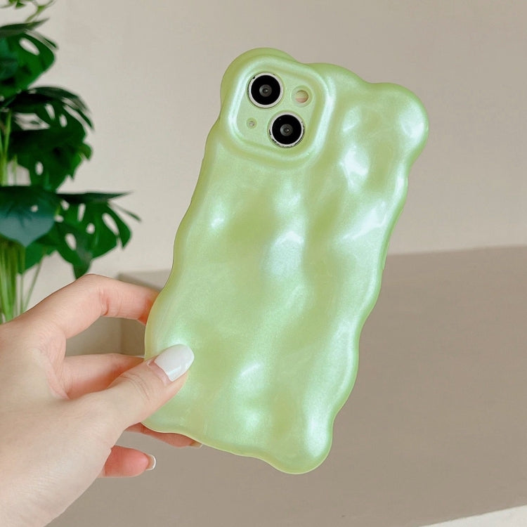 For iPhone 16 Pro Wave Bubbles TPU Phone Case(Green) - iPhone 16 Pro Cases by buy2fix | Online Shopping UK | buy2fix