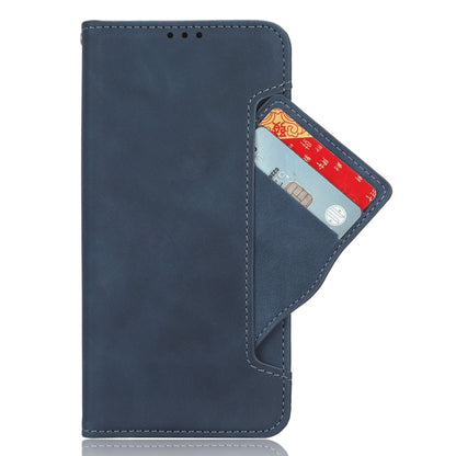 For Blackview A52 / A52 Pro Skin Feel Calf Texture Card Slots Leather Phone Case(Blue) - More Brand by buy2fix | Online Shopping UK | buy2fix