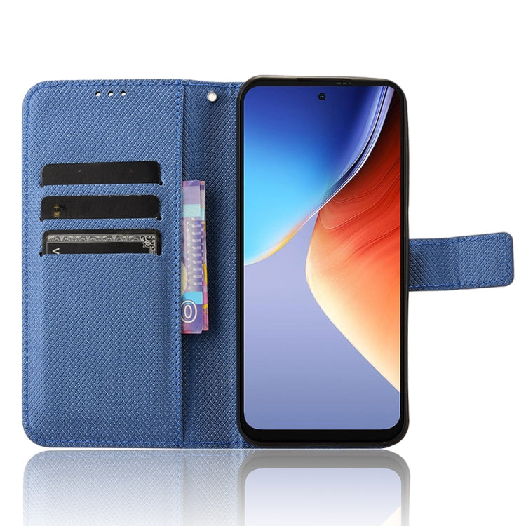 For Blackview A96 Diamond Texture Leather Phone Case(Blue) - More Brand by buy2fix | Online Shopping UK | buy2fix