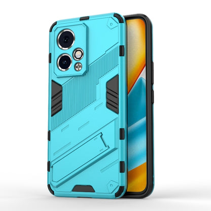 For Honor 90 GT 5G Punk Armor 2 in 1 PC + TPU Phone Case with Holder(Blue) - Honor Cases by buy2fix | Online Shopping UK | buy2fix